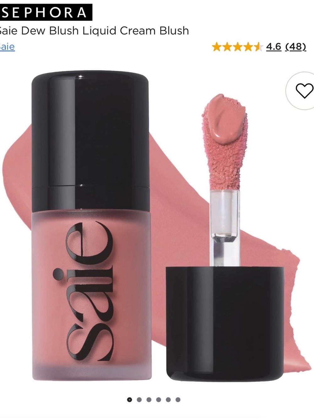 Saie Liquid Dew Blush — Lady